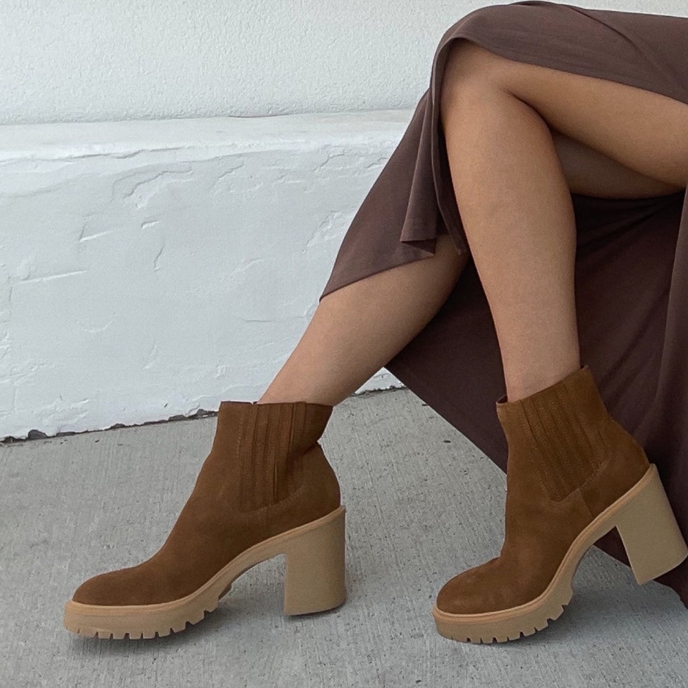 Dolce vita suede booties